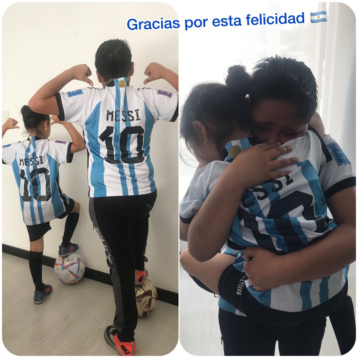 gabedoya's tweet photo. Gracias por esta alegría !! LEO MESSI su ídolo https://t.co/Rr8d3Tvy94