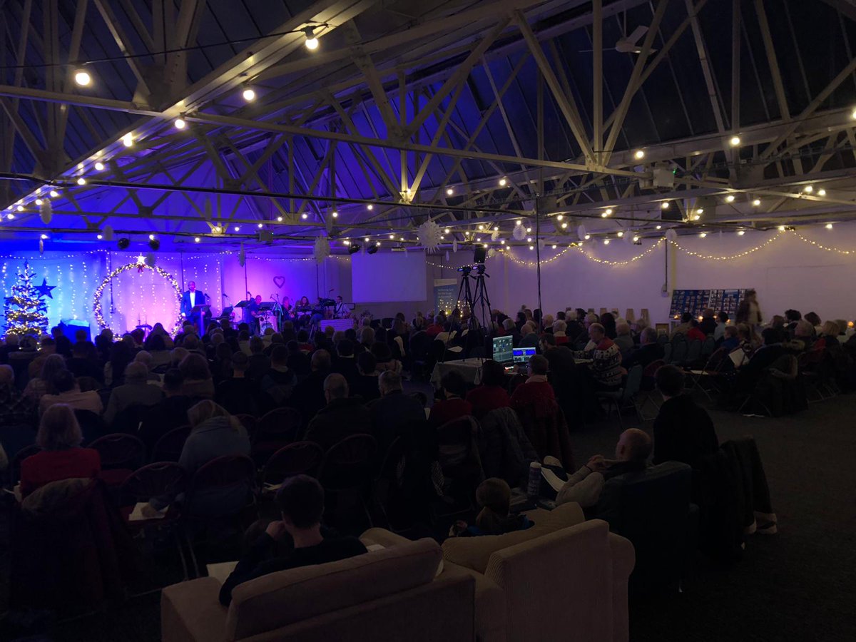 adrianholloway's tweet photo. Delighted to report that 14 people who told us they are not part of any church, prayed a salvation response prayer when I spoke at Christ Community Church Attleborough’s Carol Service last night. More on an ace factory purchase at https://t.co/nxhvKau05w @RMchurches @Newfrontiers https://t.co/ZTad2uPEBs