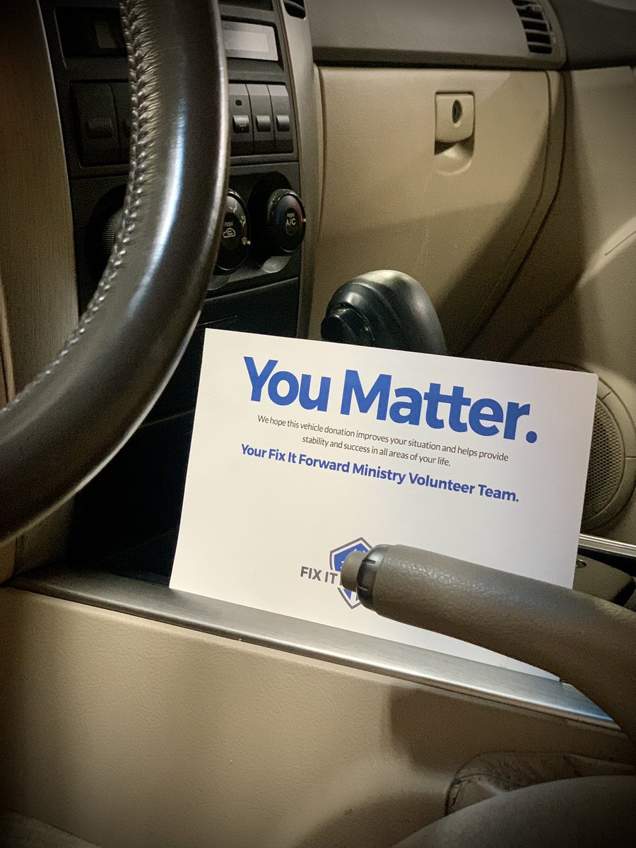 FIFMinistryFM's tweet image. With each vehicle donation that we make to those in need also goes our prayers and hope for their situation to be improved, stability to be gained, and success in all areas of their lives 🙌🏼 #blessings #driventoserve #nonprofit #volunteer #donate #pledge #carrepair #autocare