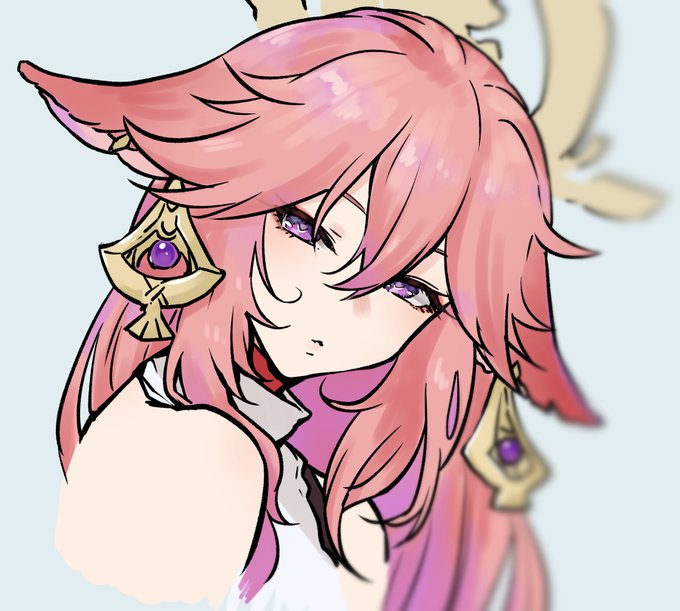 支援者様リクエスト絵
八重神子さん

旅行帰りの久々絵 