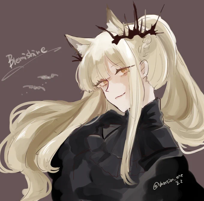 ブレミシャイン#アークナイツ版深夜の真剣お絵かき60分一本勝負 