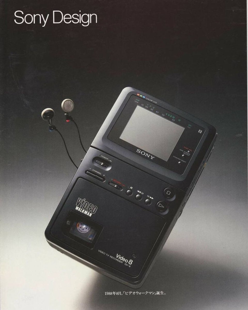 ジャンク品】 SONY ビデオウォークマン VIDEO TV RECORDER GV-500 8