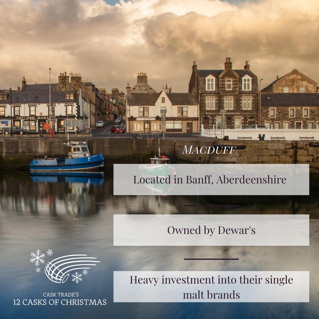 CaskLtd's tweet photo. The 7th day of Christmas is upon us and today we celebrate Macduff Distillery!

A reliable distillery worth keeping an eye on. To learn more about Macduff and other casks we have on our stocklist, follow the link below.

https://t.co/w4063JI3r0

#Macduff #12CasksofChristmas https://t.co/Kz6shkzvhn