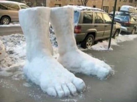 Jings! Two feet of snow today! #braw