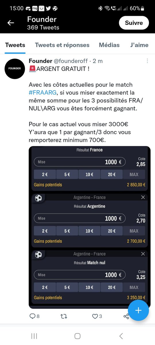 ajlanik's tweet photo. Encore un grand prophète de l argent facile... si seulement il avait appris à compter à l école...

@GamingFounder @founderoff https://t.co/vcZSSIttDZ