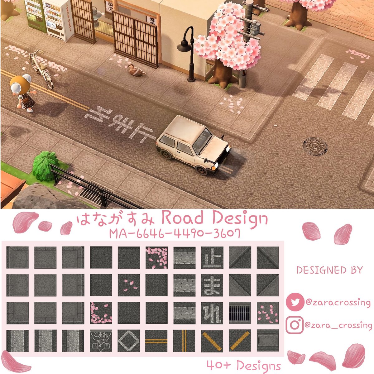 zaracrossing's tweet photo. New Road Codes !! 🌸
MA-6646-4490-3607

#ACNH #AnimalCrossing #AnimalCrossingNewHorizons #acnhdesigns https://t.co/n9c8IO24dM