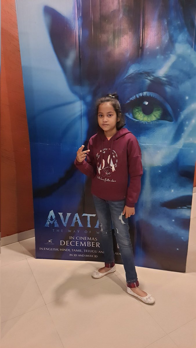 satender_panday's tweet photo. almighty God created #earth
#James created #Pandora  which is nowhere less than ..Loved #Pandora
Awesome movie #AvatarTheWayOfWater    #Avatar2 @JimCameron thank you !! https://t.co/aPJvVwQAnB