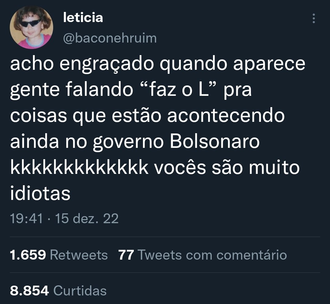 fazuele1's tweet photo. Verdade, queride, agora faz o L https://t.co/p8wOCimI62
