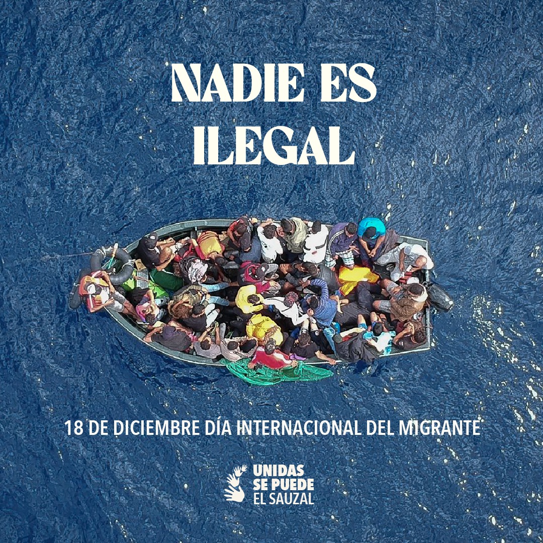 🌍 Nadie es ilegal

#18D #DíaInternacionalDeLasPersonasMigrantes