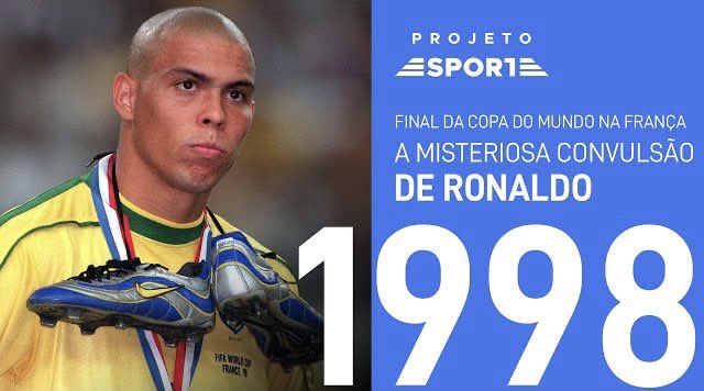 projetomotor's tweet photo. (OFF) VÍDEO NOVO NO PROJETO ESPORTE!

Para entrar no clima da final da #FIFAWorldCup , relembramos do dramático caso de Ronaldo em 1998, quando o Fenômeno sofreu uma convulsão horas antes da decisão contra a França.

⚽️ Assista: https://t.co/2P2N4UYO32 https://t.co/5obZvX8Rzb