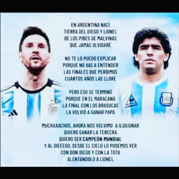 GerSotelo10's tweet photo. Vamos ARGENTINA!!!!
🇦🇷⚽️🎶Cantemos Todos!!!!🎵🇦🇷⚽️ https://t.co/bHJnKtojAE