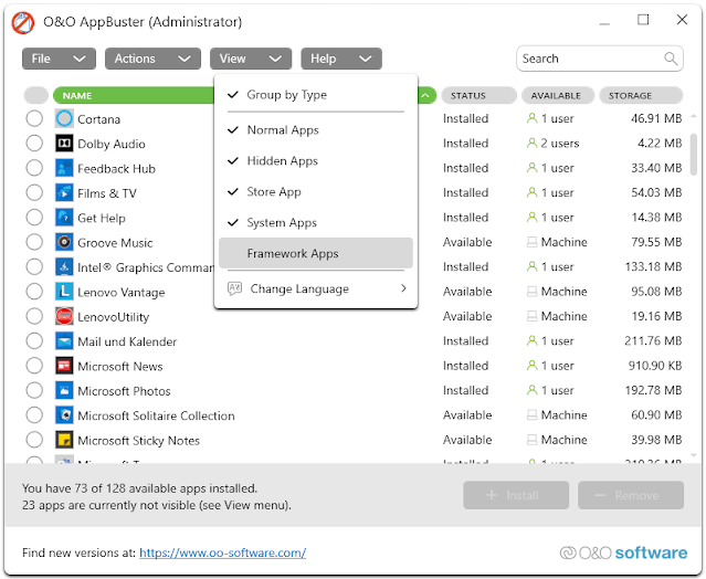 elhackernet's tweet photo. Desinstala fácilmente todas las aplicaciones preinstaladas (bloatware) en Windows 10 y 11 con app's gratuitas y portables:

▶️ O&amp;O AppBuster
▶️ 10AppsManager
▶️ App Remover
▶️ X App Remover
https://t.co/pNQSW78bMo https://t.co/9O8zXFuh09