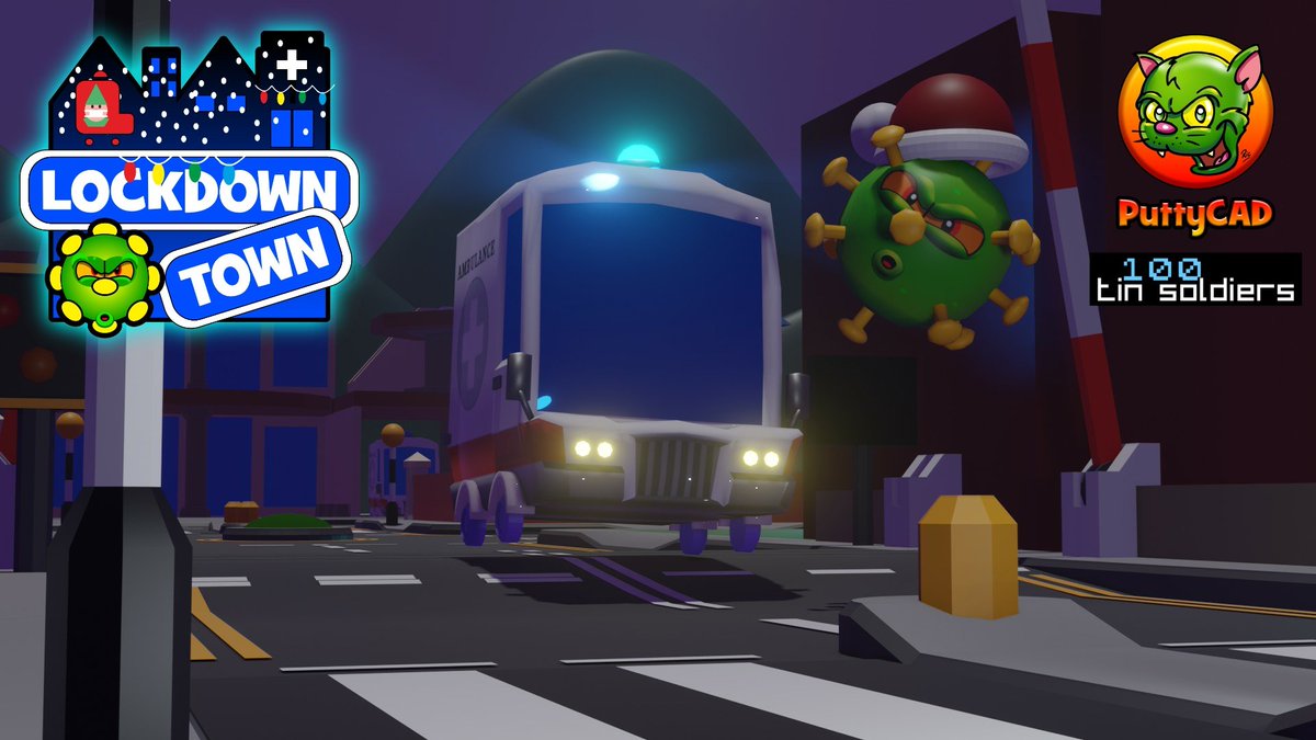 PuttyCAD's tweet photo. Just in time for Chrimbo we're releasing an updated version of Lockdown Town XMAS for the PC. follow https://t.co/T1fUQ8DNXg for updates. #puttycad #100tinsoldiers #gamedev #indiedev #madewithunity #game #lockdowntown https://t.co/jNCzQdcnif