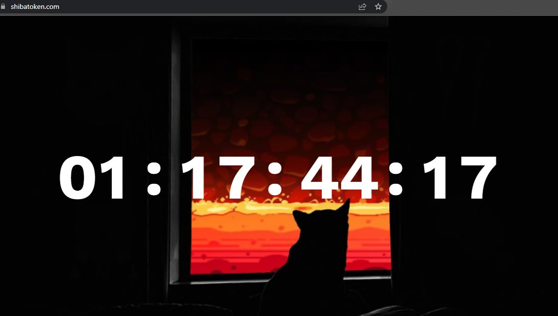chinosshop's tweet photo. What's this all about?  Countdown to #Cryptogeddon?????   

#Shibarium
#shib https://t.co/nKmW20tEzb