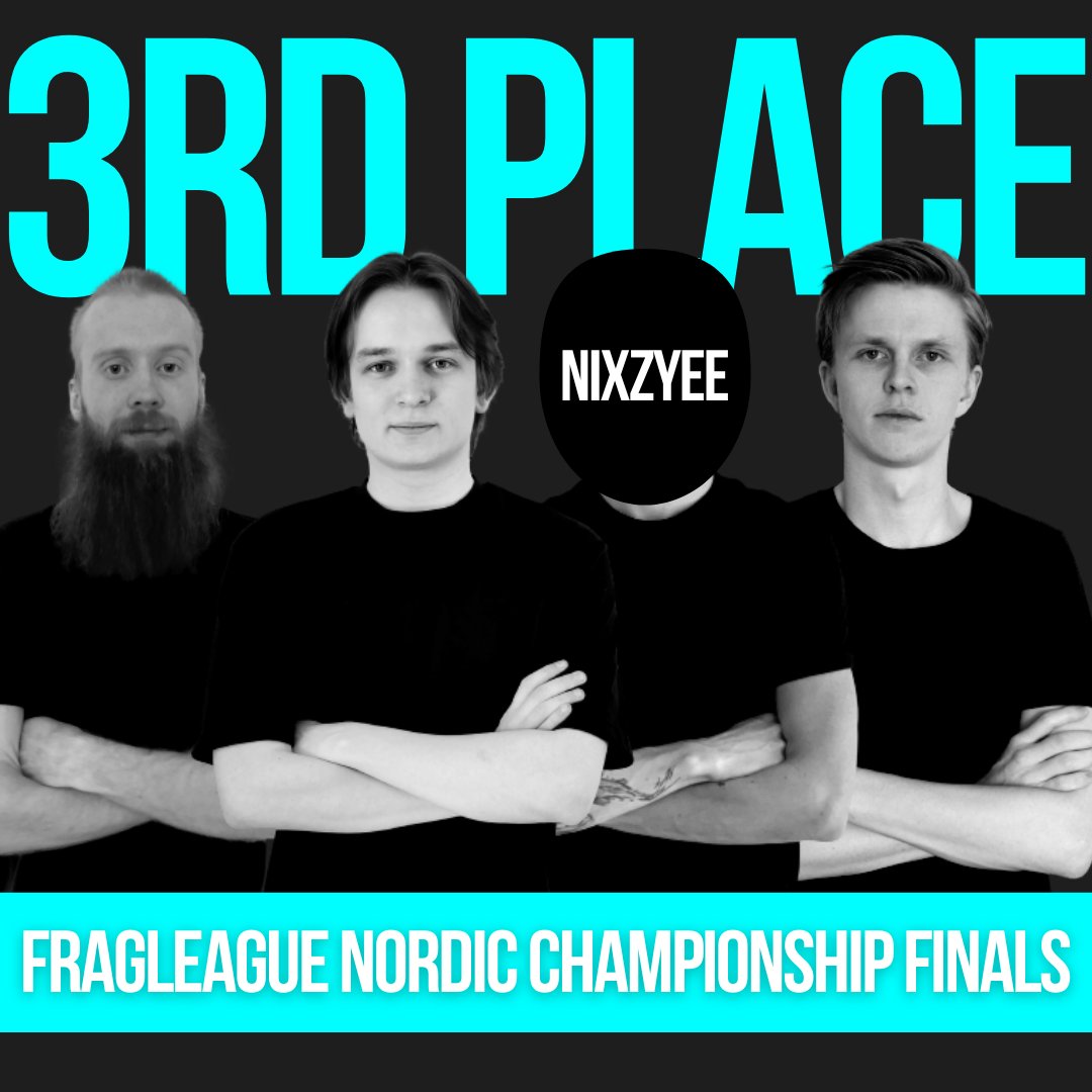 Wrapping up the year with a 3rd place in the <a href="/fragleaguecom/">Fragleague</a> Nordic Championship. 🏆🏆
Time to recharge over the holidays - Then we prepare for 2023 💪😤