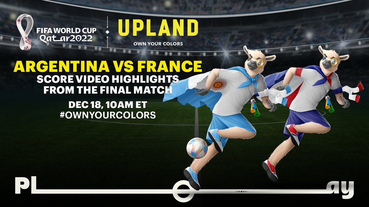 UplandMe's tweet photo. 15 minutes until the FINAL Game of the @FIFAWorldCup (TM) Who is excited?! #FIFAWorldCup #OwnYourColors #ArgentinaVsFrance https://t.co/OmbnSb2lfa