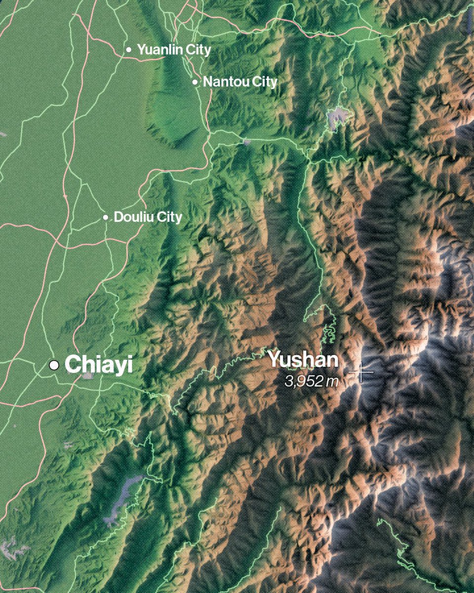 verygoodmaps's tweet photo. Exaggerated topographic map of Taiwan.  #mapping #cartography #mapdesign #Taiwan #taipei https://t.co/7uQUU41cHC