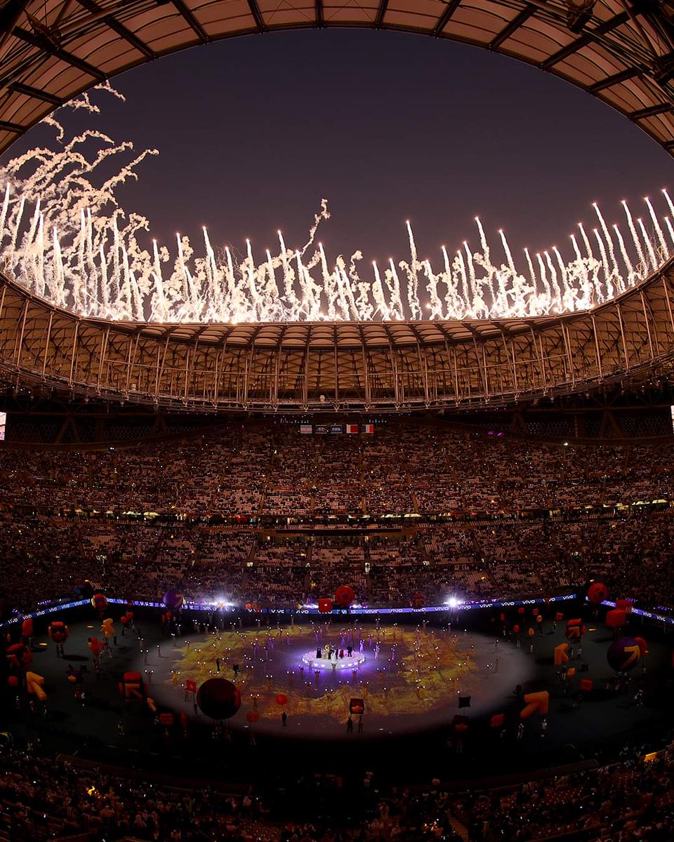 AzzamAmeen's tweet photo. FIFA World Cup Final : Opening Ceremony #ArgentinaVsFrance https://t.co/mJaF6vQZaY