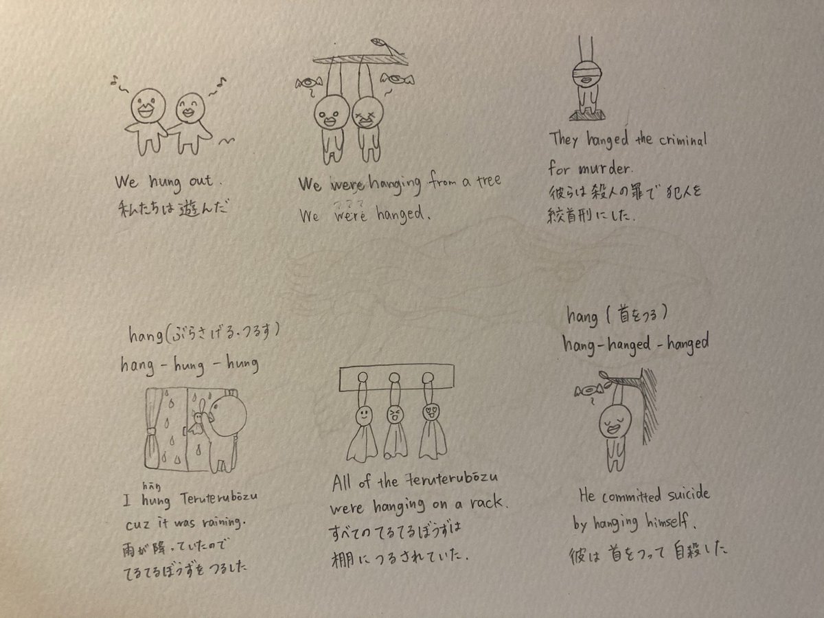 Gt81083010's tweet photo. How I learn English🙃 It’s easier for me to learn stuffs with some drawings 😂
英語も絵で描くと覚えやすい😂
 #一日一絵 #drawing #language #English https://t.co/JGKEMr5mLe