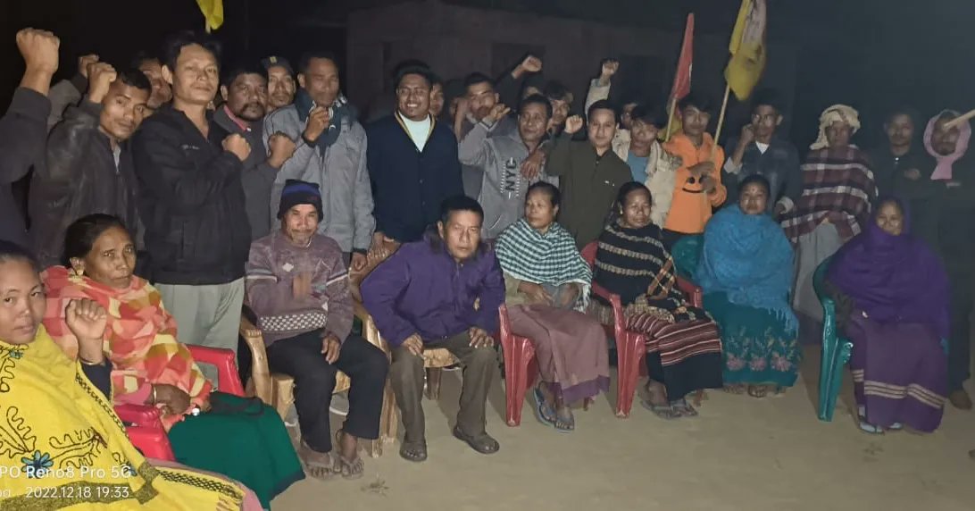 YTFTIPRA's tweet photo. Greater Tipraland awareness campaign was organised today at Jogendra Para, Pashchim Ekchari under 43 Karbook Assembly Constituency.
#GreaterTipraland #OneLastFight
#OurDemandWillNeverBeCompromised
#BubagraLongLive #YTFLongLive #TWFLongLive #TipraMothaLongLive #Thansa https://t.co/rls2hvd0iE