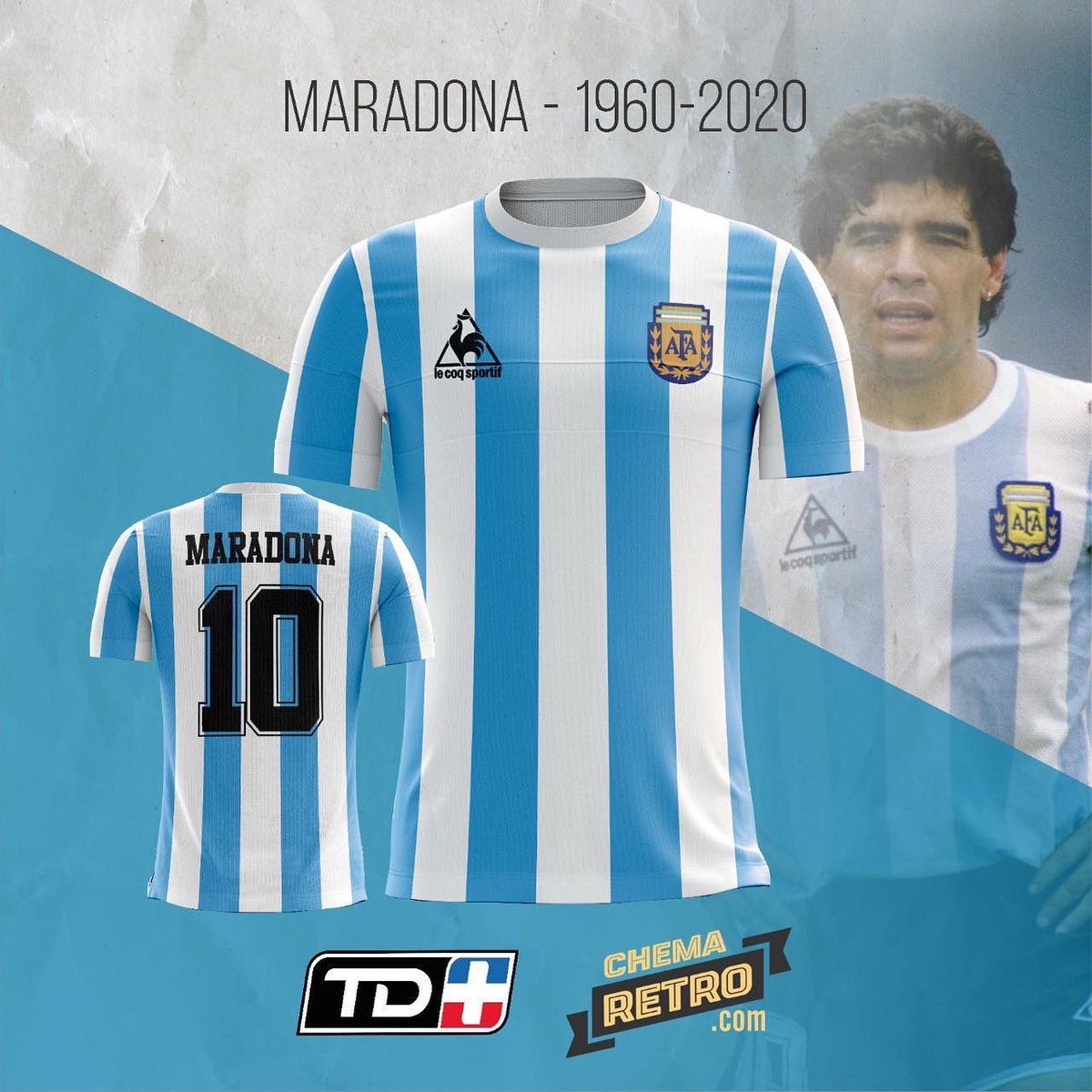 Sigue a @tdmas_cr y <a href="/tdmaxcr/">TDMAX</a>, dale RT y participa por esta camisa histórica de #ARG