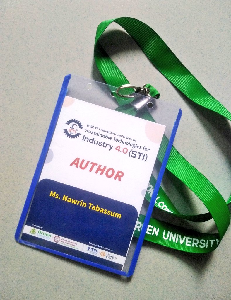 Nawrin1404's tweet photo. Attended my first conference yesterday @GreenVarsity https://t.co/eZ25reOnKe