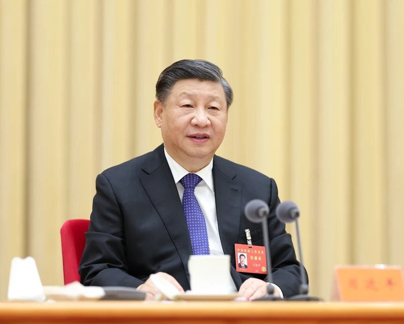 Shixingsir's tweet photo. 习近平:梳理这一年“我们做的事情”，发展质量稳步提升，就业稳、物价稳、粮仓稳，经济社会大局保持稳定，成绩殊为不易，值得倍加珍惜。“遇到的困难很多，有的困难是空前的，但是我们做到了。” https://t.co/d155bFJeQj