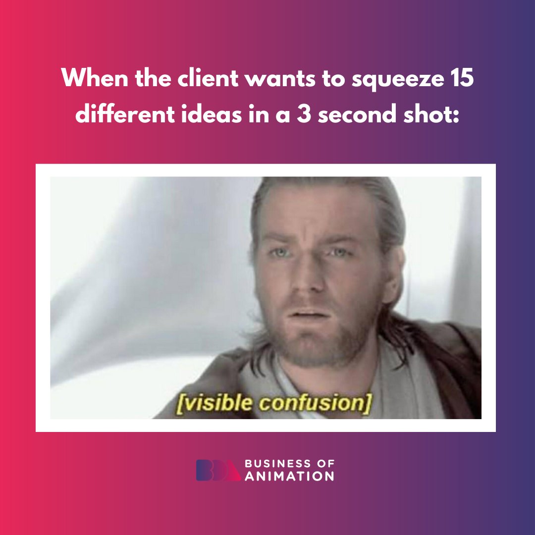animationbiz's tweet photo. It's like making me write my entire life story in a 1/4 sheet of paper.
Learn The Business Side of Animation. Link in bio.
#AnimatorMemes
#3DAnimation #AnimationMeme #AnimationMemes #AnimatedMeme #AnimatedMeme #AnimatorMeme #AnimationMemes #AnimationDesignMeme https://t.co/eUF7CfeqVE