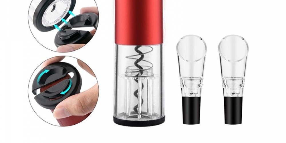 BaraccessoriesB's tweet photo. Electric Wine Bottle Opener with Accessories
For only $ 28.75 - Buy it here: https://t.co/Gyrg4XkpIu
 
Cordless, Electric, Battery-Operated Corkscrew, with Wine Accessories.
#homedecor #freeshipping Bar Accessories https://t.co/fFaOKOkK3G