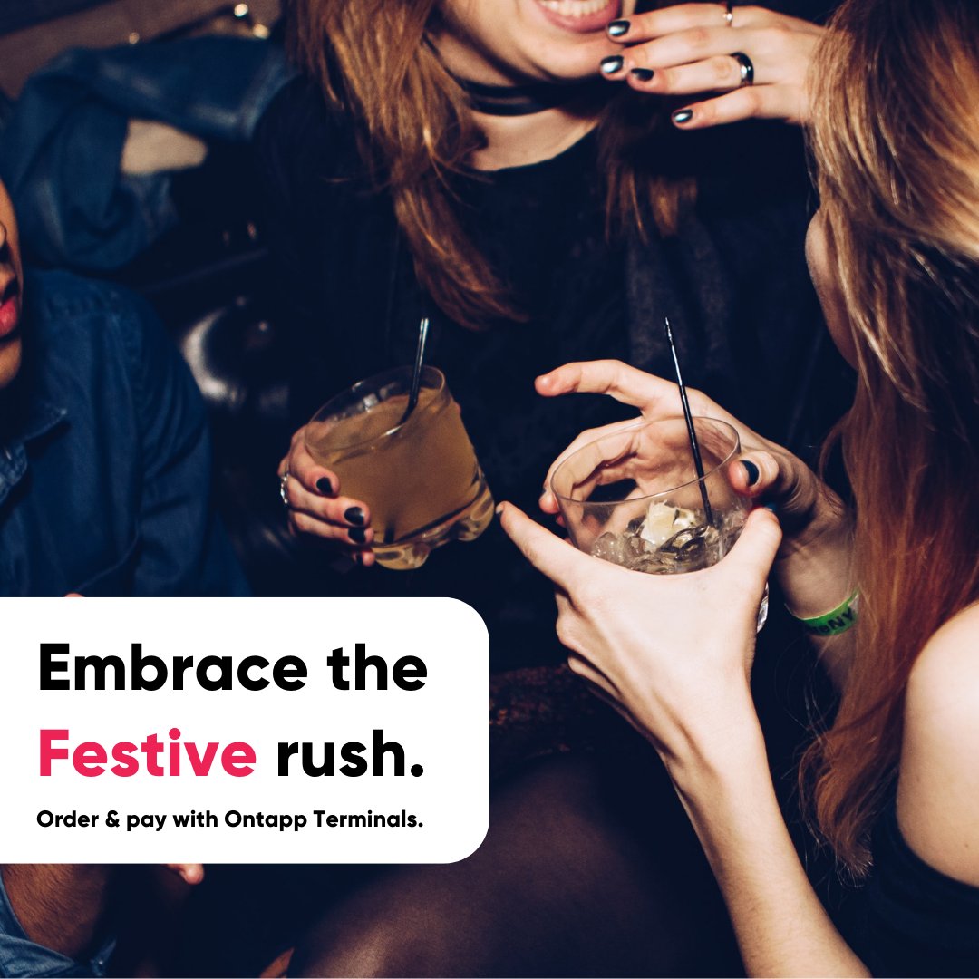 ontapp_app's tweet photo. Embrace the festive rush ๐คฉ
Take orders and payment in just a few clicks all on one device with Ontapp Terminals ๐๐ป
โ
Hit the link in our page bio to find out more from a member of our team.
โ
#Ontapp #portablepayment #startup #POS #event #hospitality #customerservice https://t.co/YhVHMswxIA