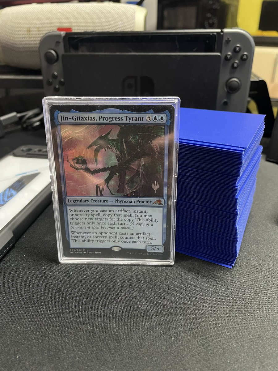 LeoCastsPH's tweet photo. Despite this deck’s reputation, it was so much fun. A lil guilty, I know the deck causes mad salt, but I love it 🥰 #Compleated #MTG #Commander https://t.co/5VZBCteKnm