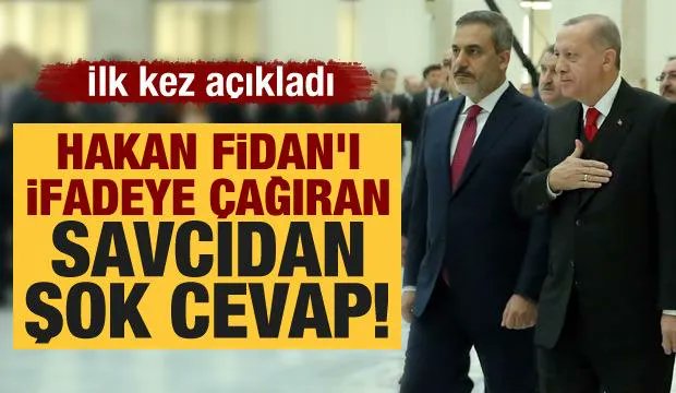 Hakan Fidan'ı ifadeye çağıran savcıdan şok cevap! İlk kez açıklandı bit.ly/3G1jsrg