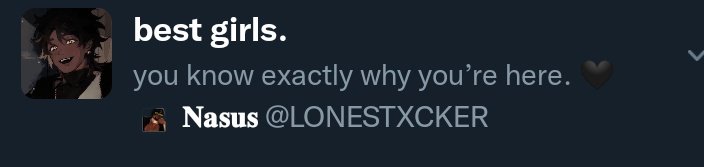 ᅠ ᅠ ᅠ ᅠ ᅠ ᅠ ᅠᅠ ᅠ ᅠᅠ ᅠ ᅠᅠᅠ ᅠᅠ ᅠ adding the brat to lists after retweeting the pinned is the best way to get her attention i mean look at <a href="/LONESTXCKER/">༒ 𝐍𝐚𝐬𝐮𝐬 ༒</a>  .ᐟ