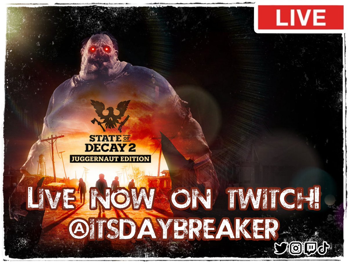 TheJinSolo_'s tweet photo. Back at it today! Day 2 of my first walk through of #stateofdecay2
π΄LIVE NOWπ΄
https://t.co/ATrYaE1MZx
#itsdaybreaker #shadowfamily #community #pc #pcgamer #pcgames #stateofdecay2 #survival #zombiegames #zombieapocalypse #firstwalkthrough #Firstplaythrough #games https://t.co/psgxDDqhPp