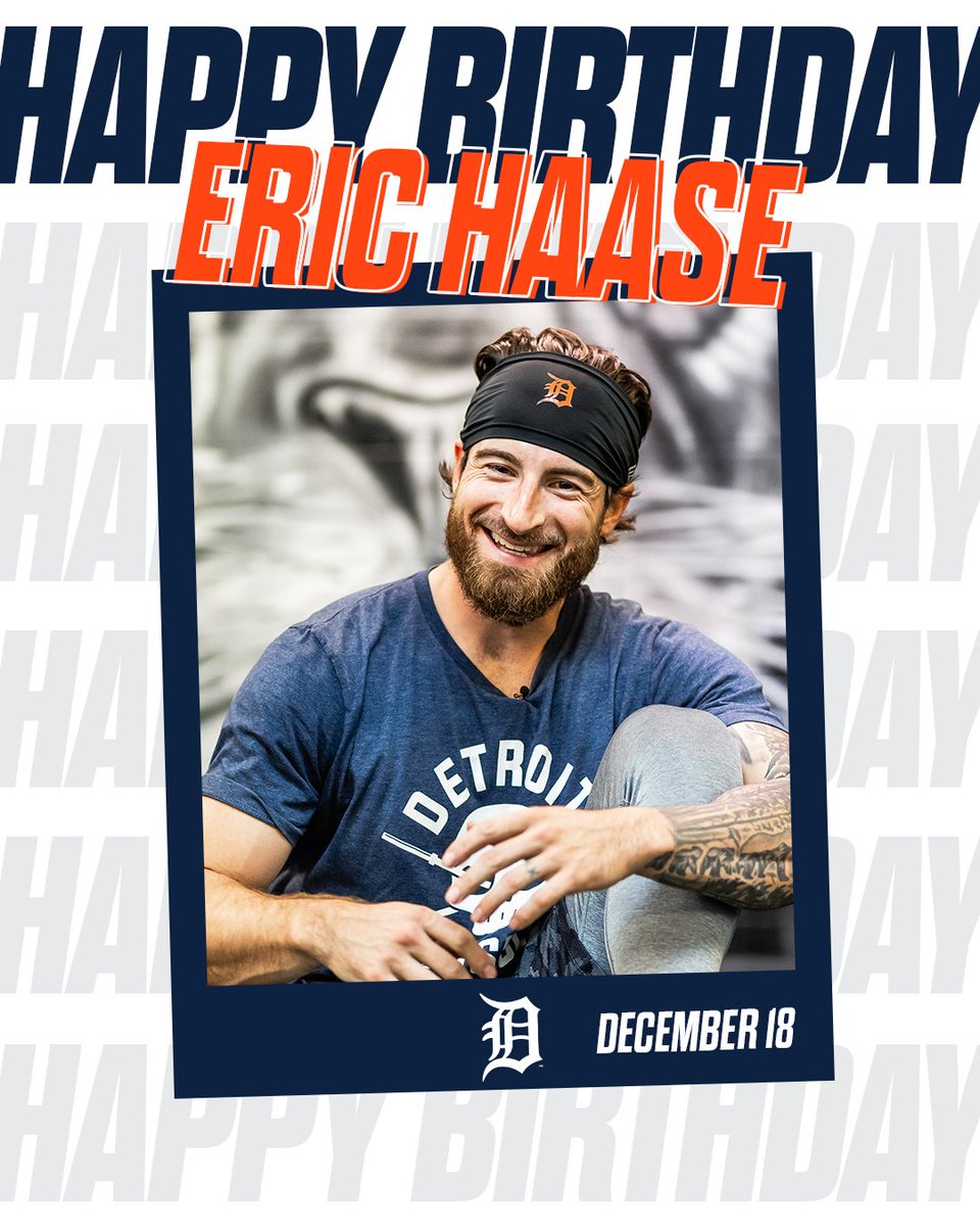 tigers's tweet image. Help us wish @ehaase3 a happy birthday! 🎉