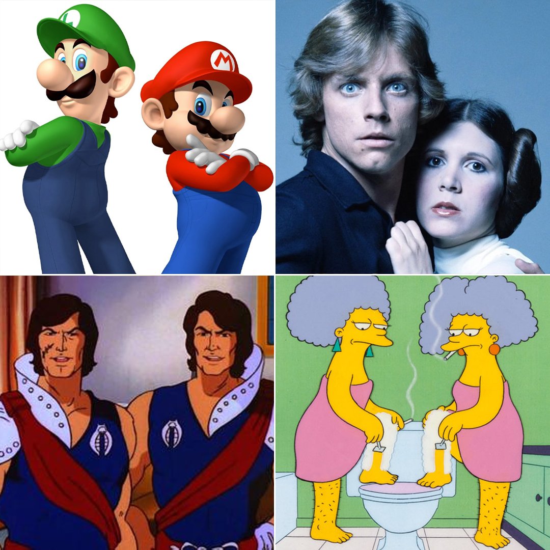 Happy #NationalTwinDay
#marioandluigi #lukeandleia #tomaxandxamot #selmaandpatty