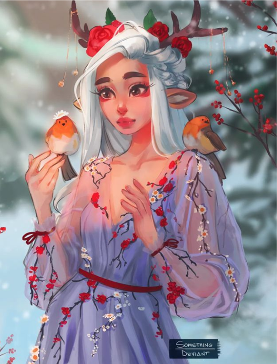 I loved the challenge and needed to draw her as she is so beautiful! Thanks for the opportunity. o((>ω< ))o

✦ Original ─ @somethingdeviant 
✦ Hashtag: #somethingdeviant2k
🌈 Likes and RT are appreciated! 
──────────────
#drawthisinyourstyle #dtiys #chibiart