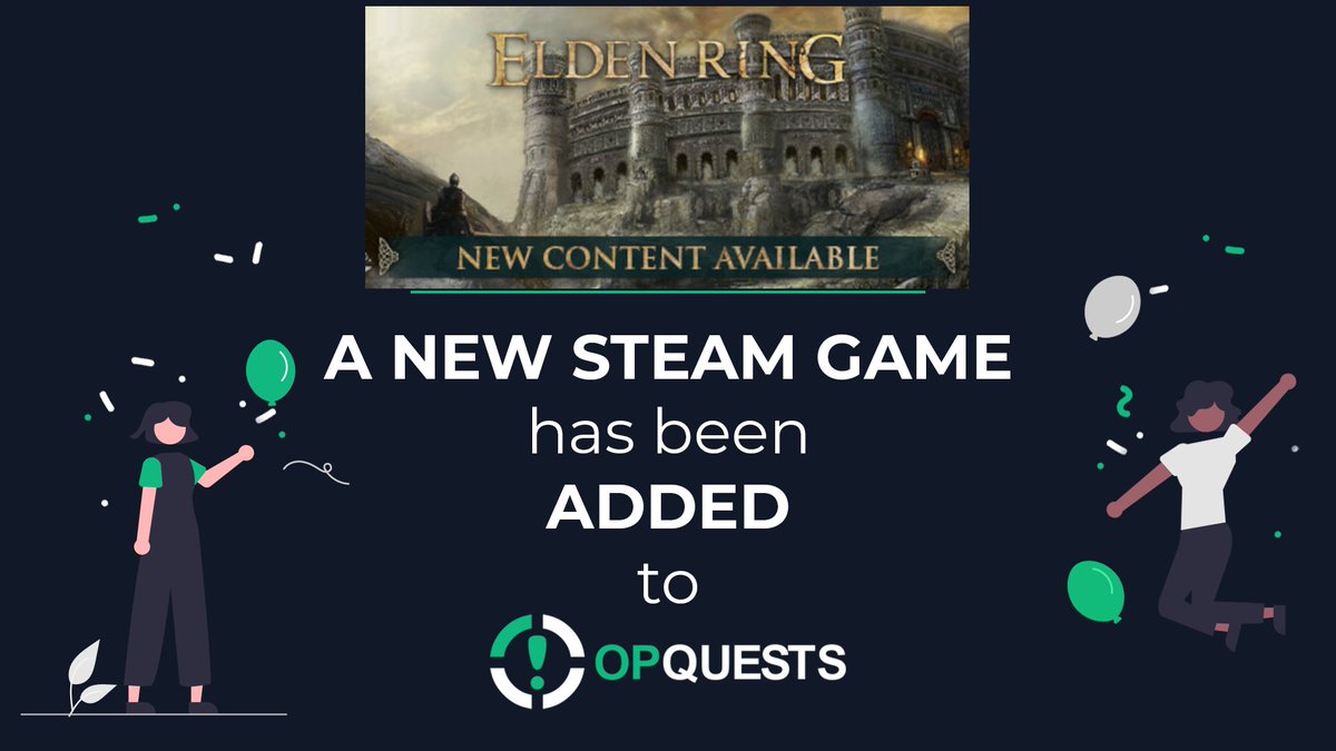opquests's tweet photo. We just added ELDEN RING on https://t.co/tCARTkgYbp 💚

✅Make sure to #claim it for free before it runs out!

✅Follow us to receive #updates on when we add the next batch of #free #Steam #games!

🎁 https://t.co/tCARTkgYbp 🎁

#giveaway #giveaways #freebies https://t.co/htSjvGRad8