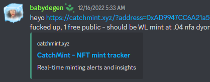 zer0x_eth's tweet photo. Some of the last days calls I shared 🫡:

@MutantHounds 0.35 eth --> 0.7 eth 
@redrexapp 0 eth --> 0.02 eth

Community calls in @DeGenius_Alpha:

@achoex_kempo called @ElonDTC 0 - 0.06
@babydegen_ called @UnimpressedG 0 - 0.02

Wake up! And buy @LumensNFT 👀 https://t.co/FJUsoeZqAJ