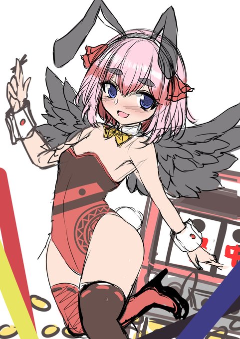 何ぃ～!?
雀魂、神域リーグコラボガチャだって!?(嘘です)
第一弾は、郡道先生と千羽師匠のバニー衣装だと・・・!(妄想です) 