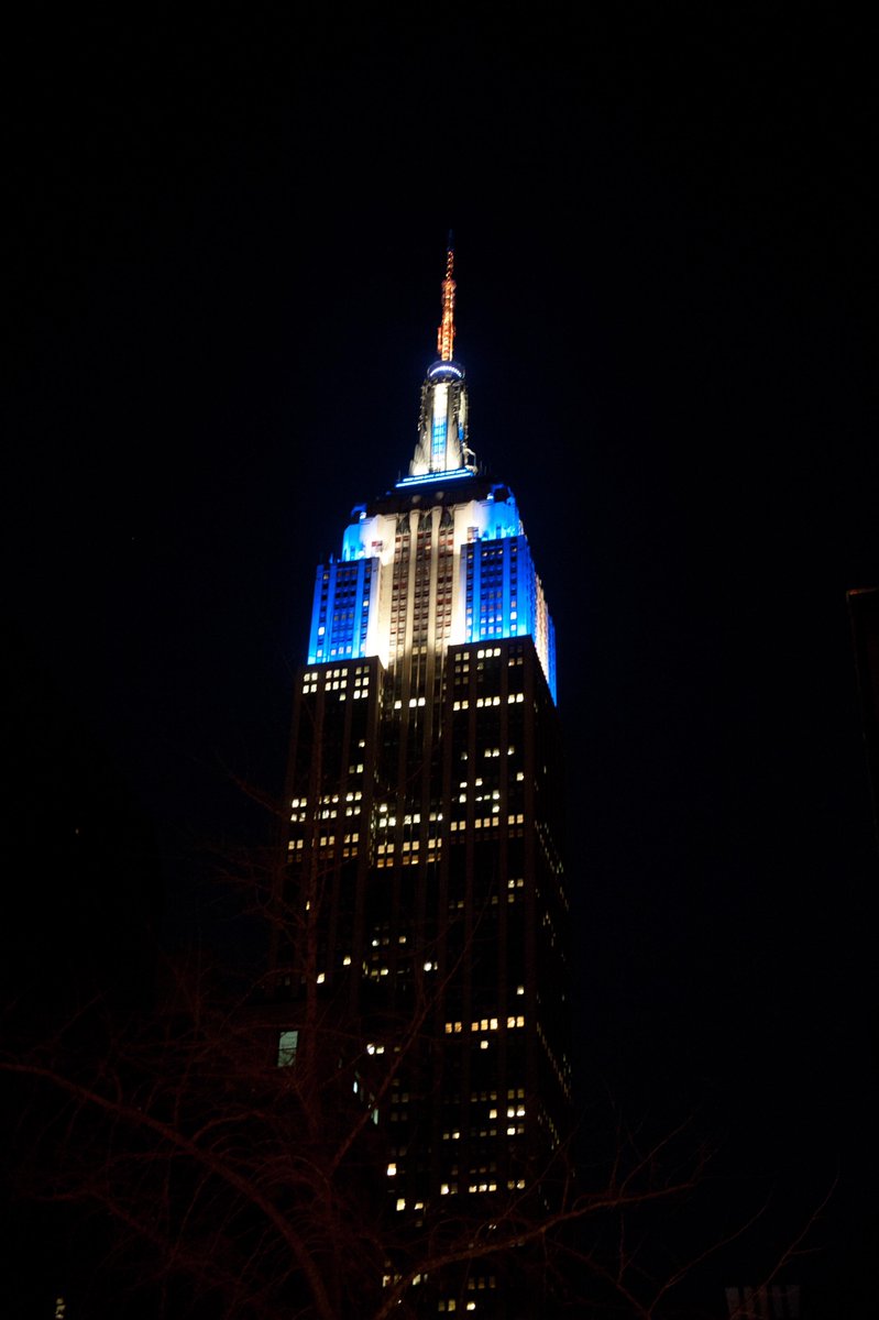 Happy Chanukkah from New York City 🕎 #ESBright