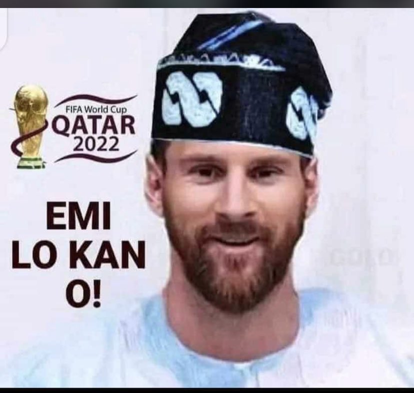 tokkayboil's tweet photo. King of Football is going home with #WorldCup today #Messi𓃵 #ENGFRA #CR7𓃵 #FIFAWorldCup2022 #Portugal https://t.co/rmD5JmAO8h