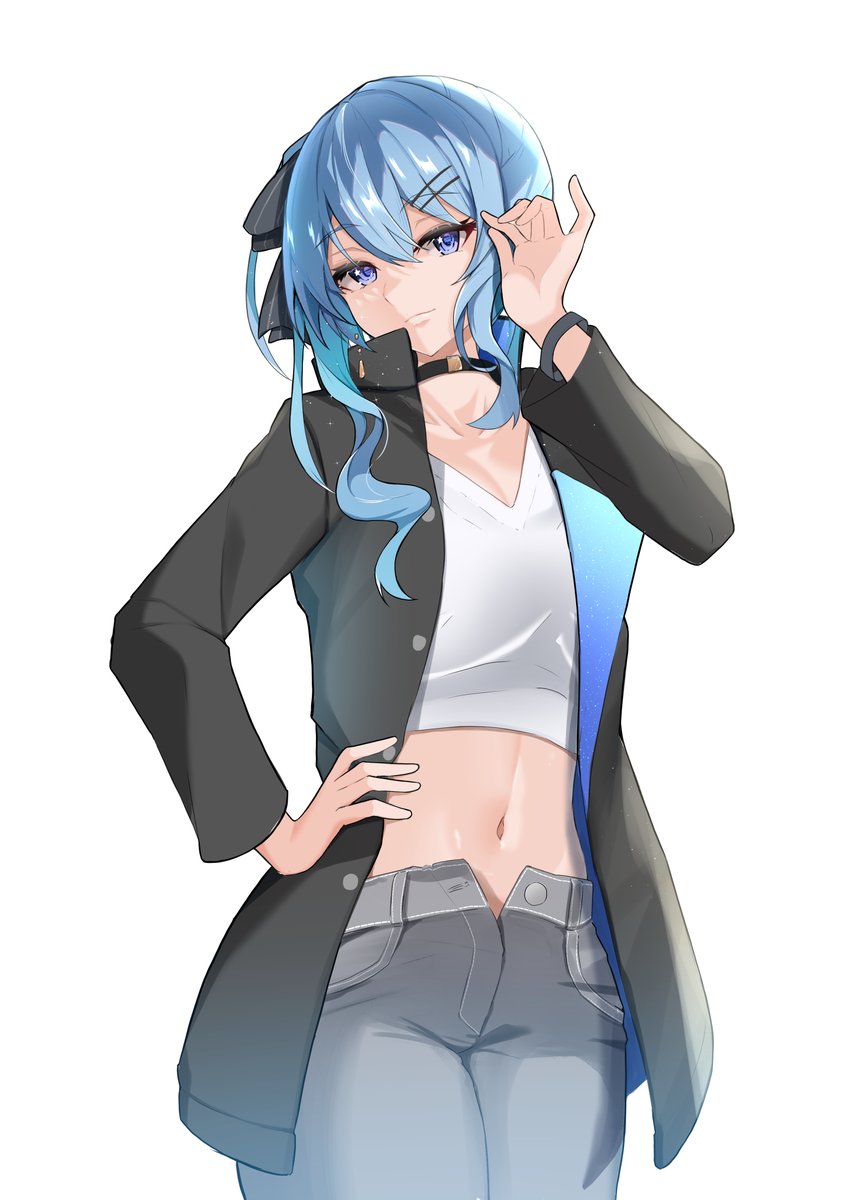 星街すいせい 「眼鏡なしVersion 」|Yakのイラスト