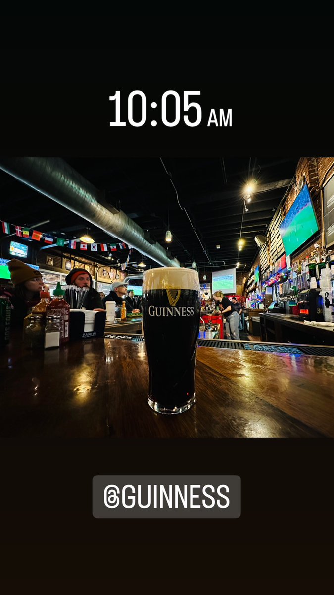 It's never too early! @GuinnessIreland @FIFAWorldCup 🇦🇷 vs 🇫🇷 #themidwaypub @EastAtlVillage #smilinweekendcam