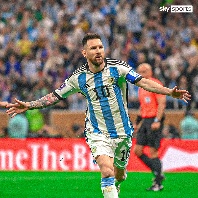 Lionel Messi now has the most goal involvements of any player on record at the World Cup ✨

12 goals &amp; 8 assists 🔥