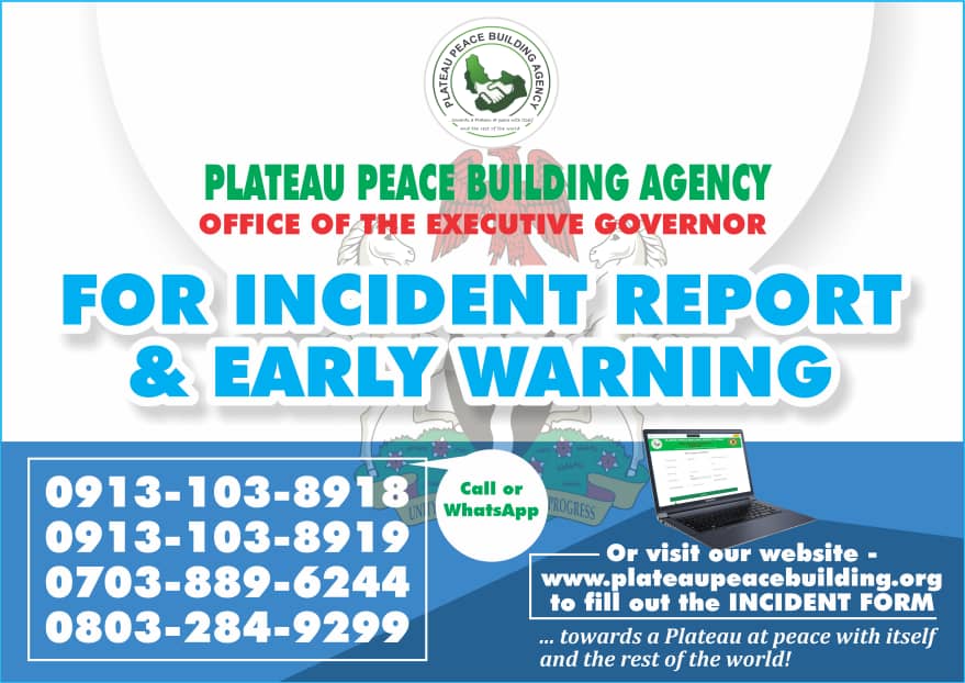 Plateau Peace Building Agency (PPBA) (@plspeaceagency) on Twitter photo 