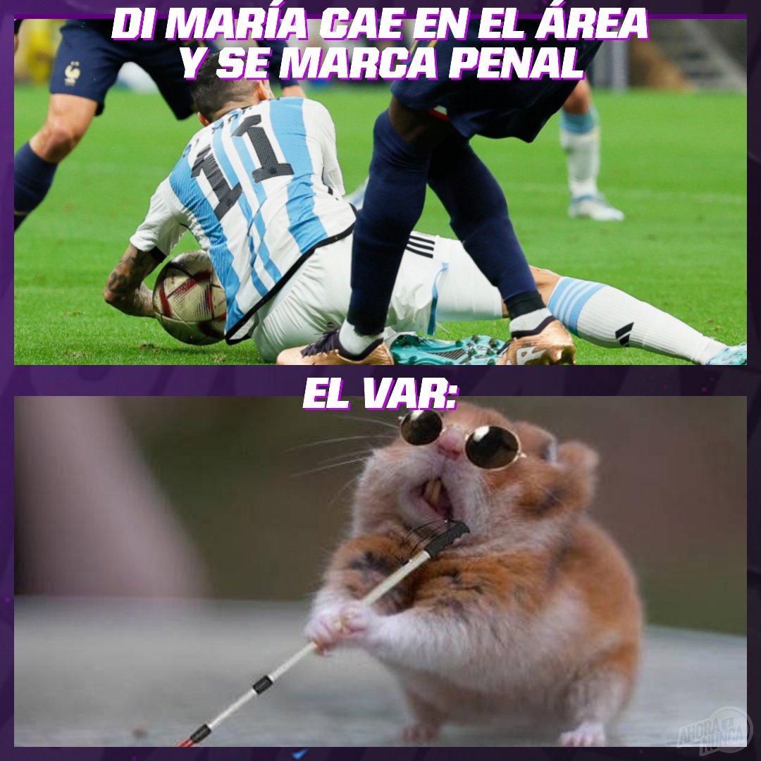 ahoraonuncaespn's tweet photo. ¿Y el VAR? 🧐

Polémico penalti que se marcó a favor de Argentina... 

#Qatar2022 #FIFAWorldCup https://t.co/zbrnu7K9fS