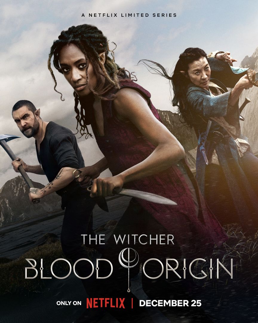 Michelle Yeoh in nieuwe Witcher Blood Origin poster op Netflix België