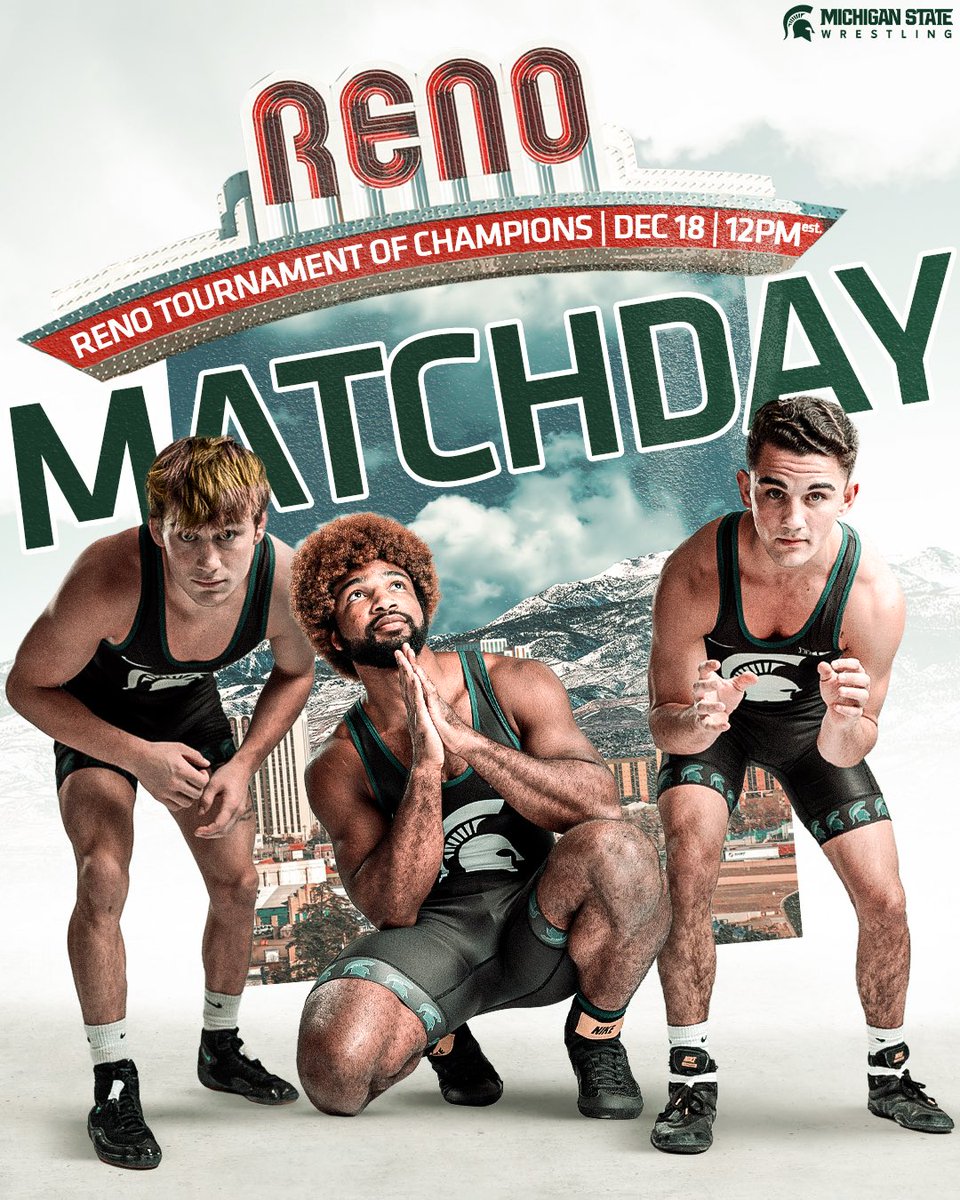 Wake up! It is Matchday at the Reno Tournament of Champions! 🙏 
#SpartanStrong |#GoGreen