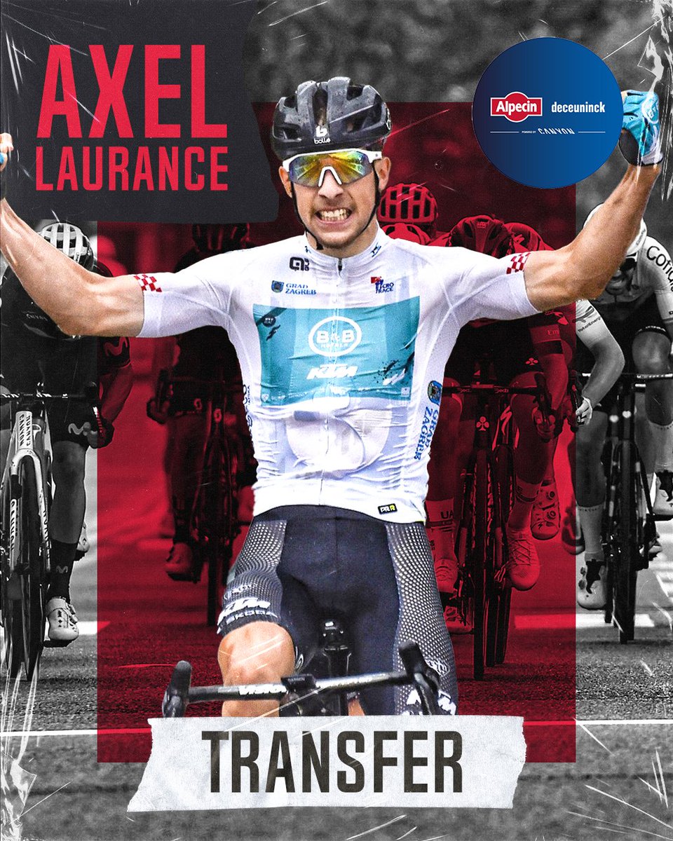 SEGcycling's tweet photo. ✍🏻 @laurance_axel takes his talents to  @AlpecinDCK ‼️

The French rider has signed a two-year deal with the Belgian squad https://t.co/yfKFJPzSsk